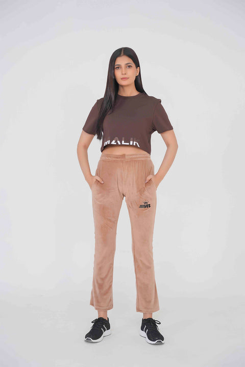 Brown Crop Top